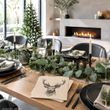 Recycelte Servietten mit Hirschkopf - Tischdeko Weihnachten, Herbst, Geburstag 2
