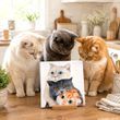 20 Servietten Katzen Motiv aus umweltfreundlichen Rohstoffen, biologisch abbaubar 2