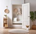 Dekorativer Türdämpfer Fensterpuffer Türstopper Katze mit Sandfüllung in Braun Kinderzimmer Flur Wohnzimmer 2