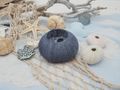 Seeigel Teelichthalter in Blau Geschenkidee Strandhochzeit, Tischdeko Sommer Party Sommerfeste 7