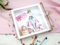 Geldgeschenk Einkaufen Rosa Pink Shopping Frau Mädchen Personalisiert Geschenk Geburtstag Abitur Weihnachten 5