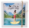Geldgeschenk Stand Up Paddler Frau See Paddling Board Gutschein Verpackung Geburtstag 1