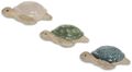 Schildkröte Deko Maritim Sommer Tischdeko Terrasse Balkon Keramik 12,5cm lang 1