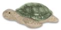 Grün Schildkröte Deko Maritim Sommer Tischdeko Terrasse Balkon Keramik 12,5cm lang 3