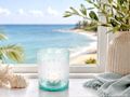 Maritime Windlicht aus Glas Türkis Blau - Deko, Tischdeko oder Geschenkidee für Sommer 8