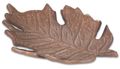 Blatt Herbstblatt Herbstschale Deko Schale in Blattform aus Metall in hell Braun Tischdeko Herbst   3