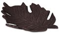 Blatt Herbstblatt Herbstschale Deko Schale in Blattform aus Metall in dunkel Braun Tischdeko Herbst   2