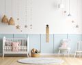 Kinder Messlatte Kinderzimmer Wandlineal Wanddeko Deko BOYS RULE mit Tiger 7