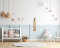 Kinder Messlatte Kinderzimmer Wandlineal Wanddeko Deko BE WILD mit Zebra 5