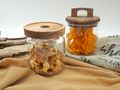 Aufbewahrungsglas Deko Glas mit Holzdeckel und Kunststoffdichtung 4
