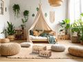 Aufbewahrungsbox aus Seegras SET in Boho Stil Geschenk Taufe Geburt Deko Kinderzimmer 2