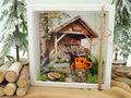 Geschenk Kettensäge Brennholzlager Holzschuppen Verpackung für Baumarkt-Gutschein Weihnachten Geburtstag 2