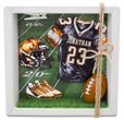 Geldgeschenk American Football personalisiert NAMEN + ZAHL Verpackung Weihnachten Geburtstag  1