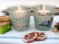 Windlicht Oktoberfest Motiv Salbei Grün - personalisierbar mit Name – Lederhose Trachtenhut Brezel Bierkrug  7