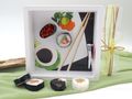 Gutschein oder Geldgeschenk Verpackung Box Sushi Bar Restaurant Japan 3