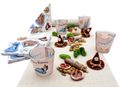 Oktoberfest Deko-Set Bayrisch Mann Tischdeko Oktoberfest Geburtstag Motto Wiesn-Party personalisierte Windlichter 1