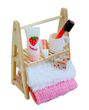 Wichtel Zubehör Badezimmer-Pflege Set in PINK mit Regal, Handtücher, Seife, Zahnputz-Set & Body Lotion - 8-teilig 1