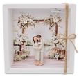 Geldgeschenk Hochzeit Boho Geschenk Verpackung Reise Flitterwochen mit Hochzeitspaar am See 1