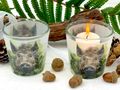 Windlicht aus Glas mit Wildschwein-Motiv – stimmungsvolle Dekoration für gemütliche Abende 5