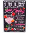 Metallschild Lillet Wild Berry Cocktail Rezept Küche Deko Beach Bar Pub Lounge Kneipe Sommer 20x30 cm 1