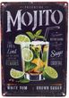 Metallschild Mojito Cocktail Rezept Küche Deko Beach Bar Pub Lounge Kneipe Sommer 20x30 cm 1