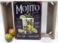 Deko Blechschild Mojito mit Cocktailrezept für Küche, Beach Bar, Pub, Lounge, Kneipe, Beach Hochzeit Bar oder Keller 3