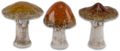 Deko Pilz Aufsteller Keramik Waldpilz Stehend Herbst Natur Braun Dekofigur zum Hinstellen 1