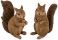 Deko Eichhörnchen Figur Dekofigur Aufsteller Garten Herbst Weihnachten Basteln aus Polyresin 10cm H 1