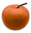 Deko Apfel Orange Keramik Glänzend Tischdeko Herbstdeko Weihnachtsdeko Ø 10cm H 11cm 1