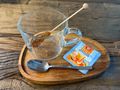 Tablett Akazienholz - ideal zum Servieren von Getränken, Desserts, Snacks oder zum Präsentieren von Kaffeesirup, Tee und Zubehör 3