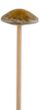 Pilz Stecker Deko Gartenstecker Steingut Waldpilz Blumenstecker Orange Braun Herbst Weihnachten Basteln 6