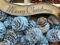 Natur Zapfen in Blau – perfekt für Streudeko, Weihnachtsdeko, Adventskranz & Bastelprojekte 6
