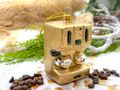 Kaffeemaschine Baumschmuck Weihnachtskugel aus Glas origineller Baumanhänger für Kaffeeliebhaber 2