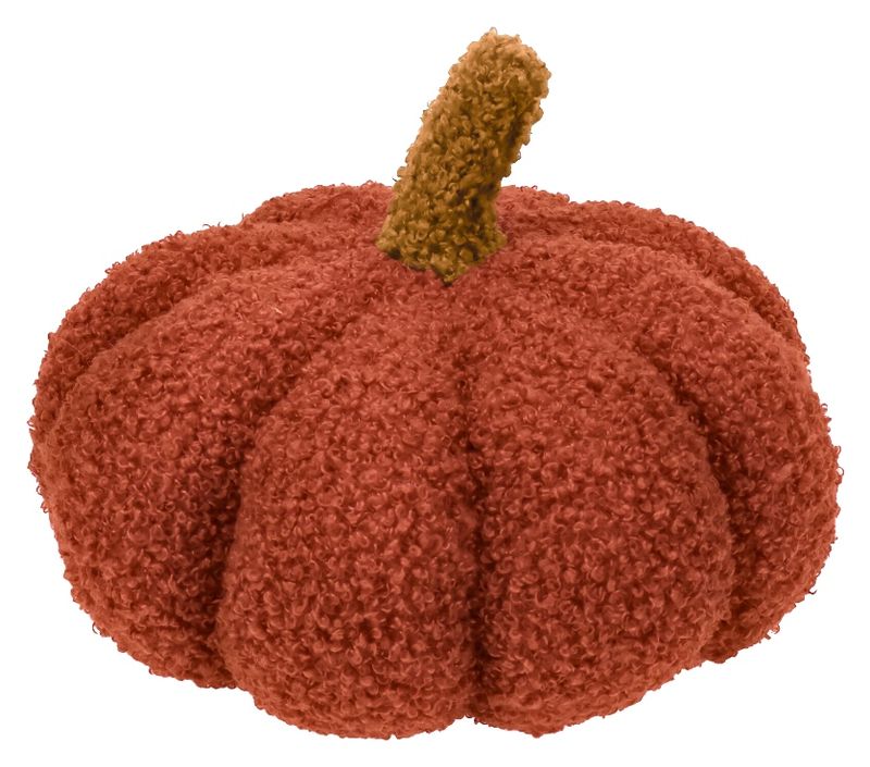 Deko Kürbis Stoff Rostrot Grün Braun Herbsthochzeit Herbst Geburtstag Tischdeko Halloween 20cm