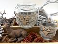 Rustikales Windlicht-Set mit Teelicht – stimmungsvolle Deko für Jäger, Männerabende, Wildessen, Herbst, Winter & Weihnachtsfeiern 2