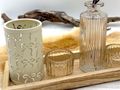  Deko Tablett Set als Winter- oder Weihnachtsdekoration, Fensterbank, Sideboard oder Tisch & als Geschenk 3