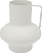 Deko Zinkvase mit Henkel in Weiß – minimalistisches Design Tischdeko Hochzeit Maritim modern 15cm H 1