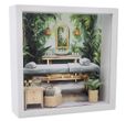 Geschenkrahmen Holz Bilderrahmen Diorama Geldgeschenk Gutschein Wellness Massage Entspannung Erholung Auszeit 1