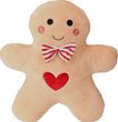 Lebkuchenmann Kissen Deko Flauschiges Zierkissen Kinderzimmer Auto, Couch Weihnachten Geschenkidee 43cm 1