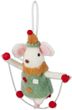 Maus Filz Christbaumschmuck handgemachte Deko-Figur–Anhänger Weihnachten Geschenkidee 16cm 3