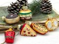 Fast-Food Christbaumschmuck Deko Anhänger für Restaurants, Imbissstände, Cafés, Weihnachtsmärkte oder Foodtrucks 3