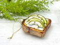Christbaumschmuck Toast mit Avocado aus Glas Adventskranz Lustig Anhänger Küche Weihnachten Geschenk Deko 3