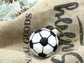 Christbaumschmuck Fußball aus Glas als Baumschmuck, Weihnachtsdeko, Fensterdeko oder kleines Mitbringsel - Geschenkidee 3