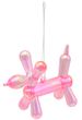 Christbaumschmuck Ballontier Ballonfigur Hund Schillernd Rosa Pink Acryl Weihnachten Geschenk Kinderzimmer Deko 1
