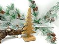 Holz Deko Weihnachtsbaum für Weihnachtsdeko, Tischdeko, Schaufenster, Weihnachtsdorf 30cm H 2