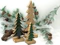 Deko Aufsteller Tannenbaum aus Mangoholz - Holz Weihnachtsbaum zum Aufstellen für Tisch Fenster Kamin Seidboard 3