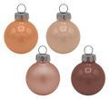 45 Weihnachtskugeln Christbaumkugeln Rosé Mix Glas Christbaumschmuck Weihnachtsdeko 1