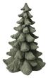Tannenbaum Weihnachtsbaum Grün beflockt Weihnachten Tischdeko Weihnachtsdekoration Deko Figur Polyresin 20cm H 1