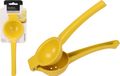 Zitronenpresse Zitruspresse Handpresse Aluminium Gelb Saftpresse Manuell Lemon Squeezer Küche Bar Restaurant 22cm 1