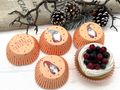 Geschenk Box mit 100 Cupcake-Förmchen - ideal für Adventsbäckerei, Feiern & zum Verschenken in Adventskalender  5